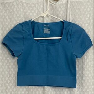 Wild Fable Teal Crop Top